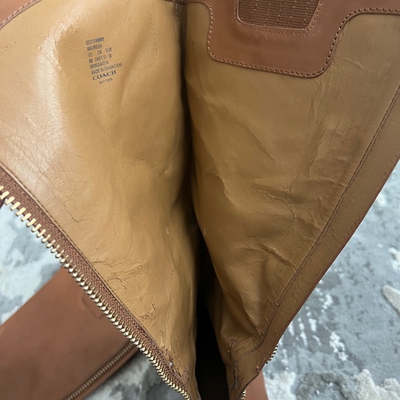 Coach Brown Leather Boots - Picture 5 of 7